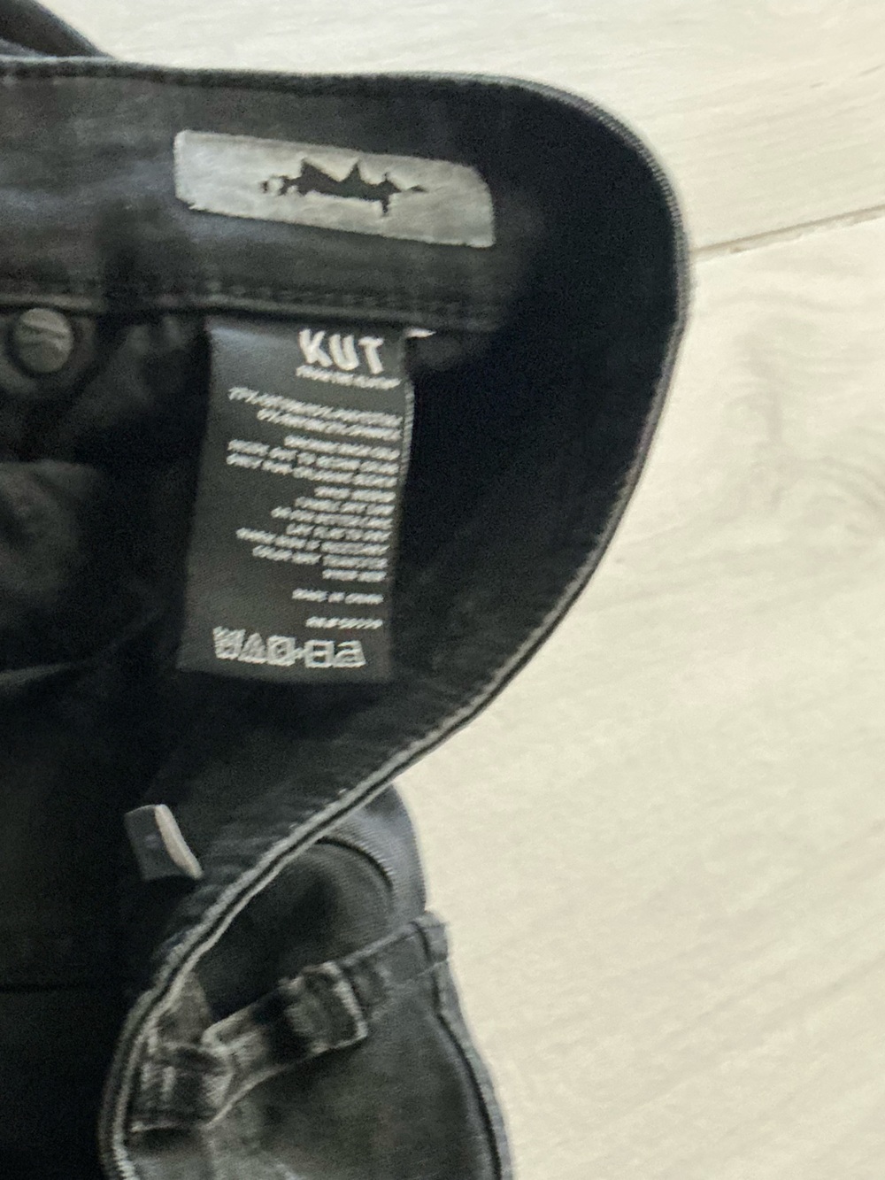 Kut From Kloth Skinny Jeans Raw Hem Size 0 - Picture 5 of 7
